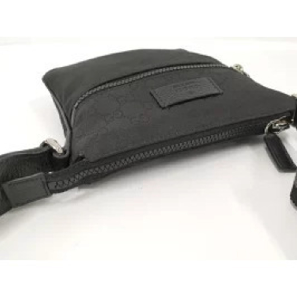 Gucci GG Canvas Messenger Crossbody Bag Black - Picture 6 of 9